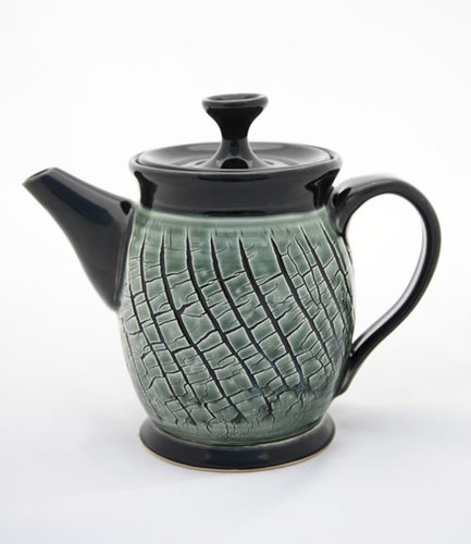 Crackle teapot